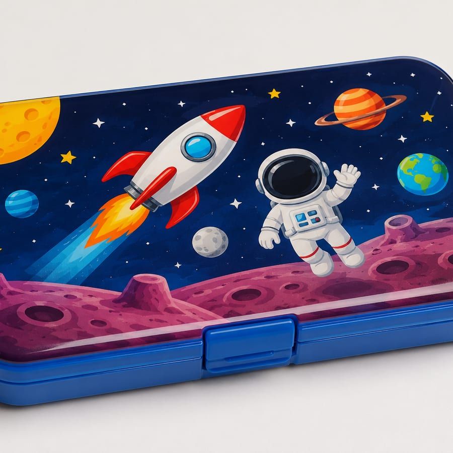 Plastic — 3D UV texture printing sample